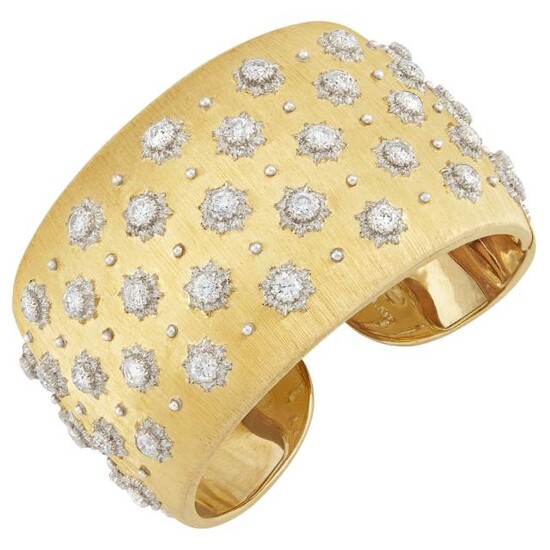 Gold and Diamond Cuff Bracelet, Buccellati