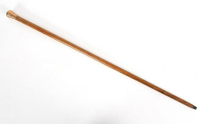 A 14k Gold Walking Stick Dated 1872