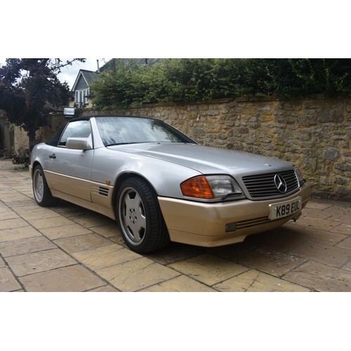 A 1992 Mercedes-Benz 500 SL Registration number K89 EUL V5C ...