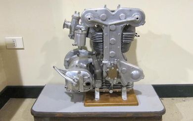 A Benelli DOHC engine and gearbox