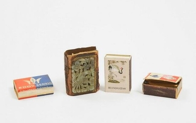 A Book-Form Match Box Holder, Early 20th Century
