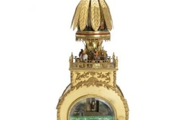 A Chinese export French-style automaton clock