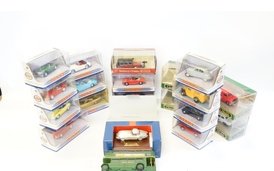 A Collection of 14 x Matchbox Dinky & 4 x Corgi Classic Boxe...