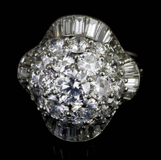 A Diamond Cluster Ring, Modern, by Boucheron of France,...