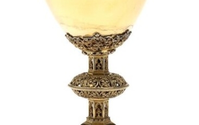 A Dutch silver and gilt chalice