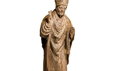 A French or Flemish standing bishop, 17th century