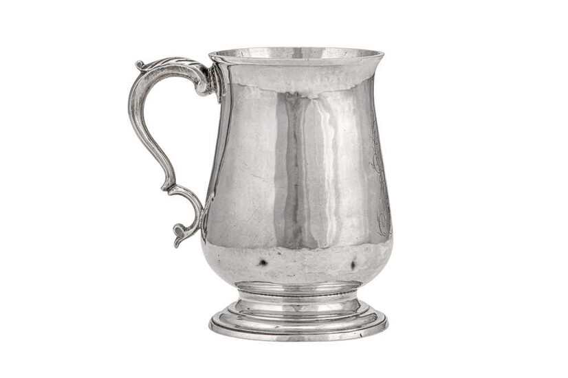 A George III sterling silver mug, London 1784 by Hester Bateman