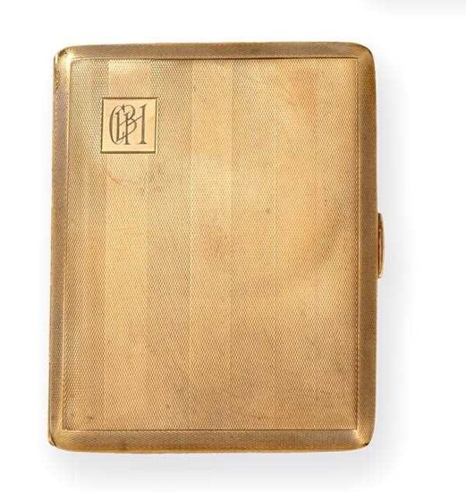A George V Gold Cigarette-Case, by W. T. Toghill...