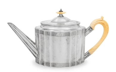 A Georgian Silver Coffee Pot