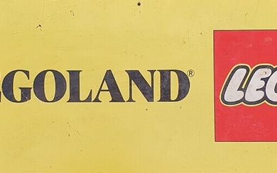 SOLD. A Lego (Legoland) metal signboard. 1960s. 25 x 62 cm. – Bruun Rasmussen Auctioneers...