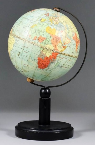 A Philips 6ins diameterTerrestrial Globe, Early 20th Century, printed...