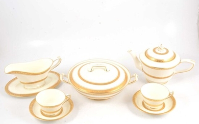 A Royal Worcester bone china dinner and tea service