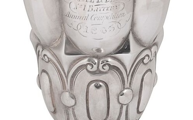 A Victorian silver prize goblet