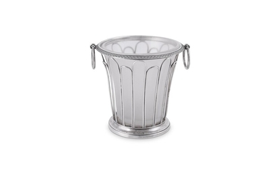 A WILLIAM IV SILVER ICE PAIL BY J. WRANGHAM & WILLIAM MOULSON