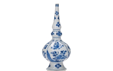 (-), A blue and white porcelain sprinkler vase,...