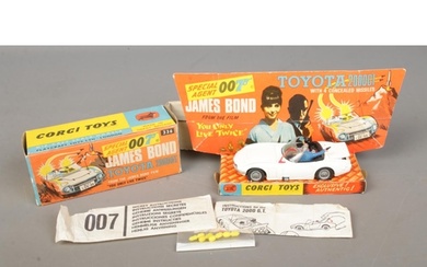 A boxed Corgi Toys number 336 James bond diecast Toyota 2000...
