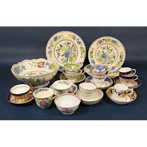 A collection of early 19th century and later decorative teaw...