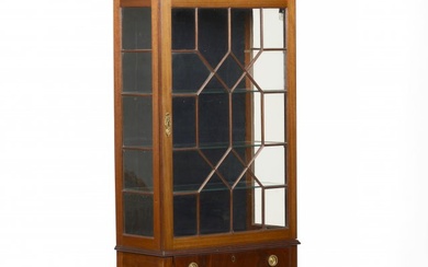 A display cabinet on stand