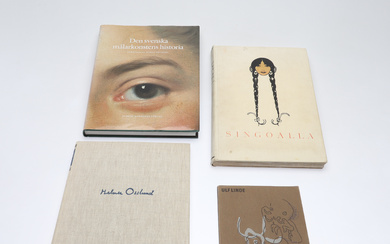 A set of four books, including art books, 1900-2000's.