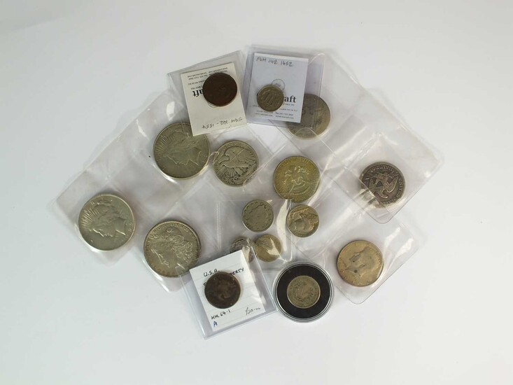 A small collection of USA coinage