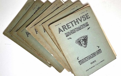 ARETHUSE - FLORANGE. Lotto di sette fascicoli. Arethvse. Revue trimestrielle...