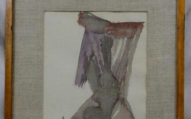 Abstract 20th Century School Watercolor