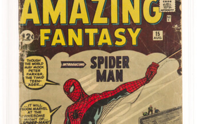 Amazing Fantasy #15 (Marvel, 1962) CBCS Restored GD+ 2.5...