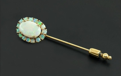 An Opal Stick Pin.