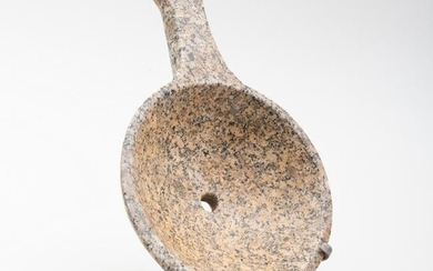 Ancient Near Eastern or Roman Stone Ladle