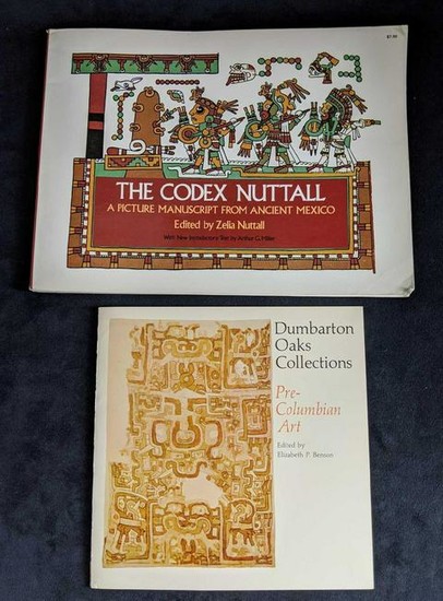 Anicent Mexico Pre Columbian Art Book Lot Of Two