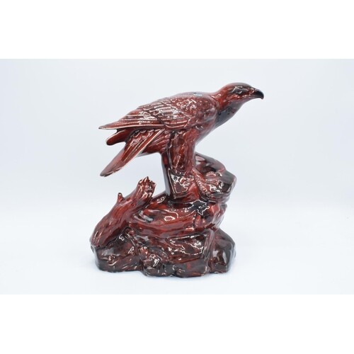 Anita Harris Art Pottery model of an Eagle on a Rock in the ...