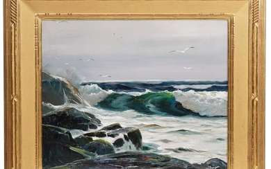 Anthony Thieme 'Surf at Andrew's Point' O/C