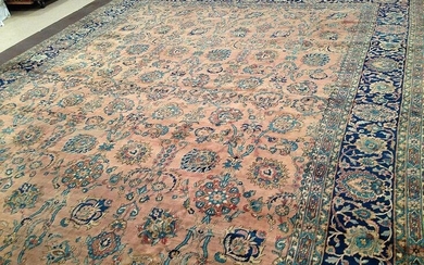 Antique Kirman, Lavar Carpet 12'8'' X 17'5''