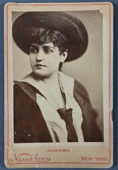 Antique photograph of Lillian Russell