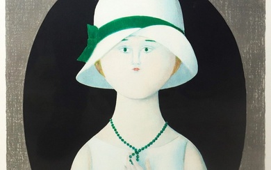 Antonio Bueno (berlino 1918-Firenze 1984) - Donna con cappello e...