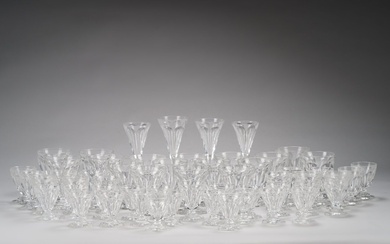 BACCARAT: Service de verres en cristal,... - Lot 170 - Farrando