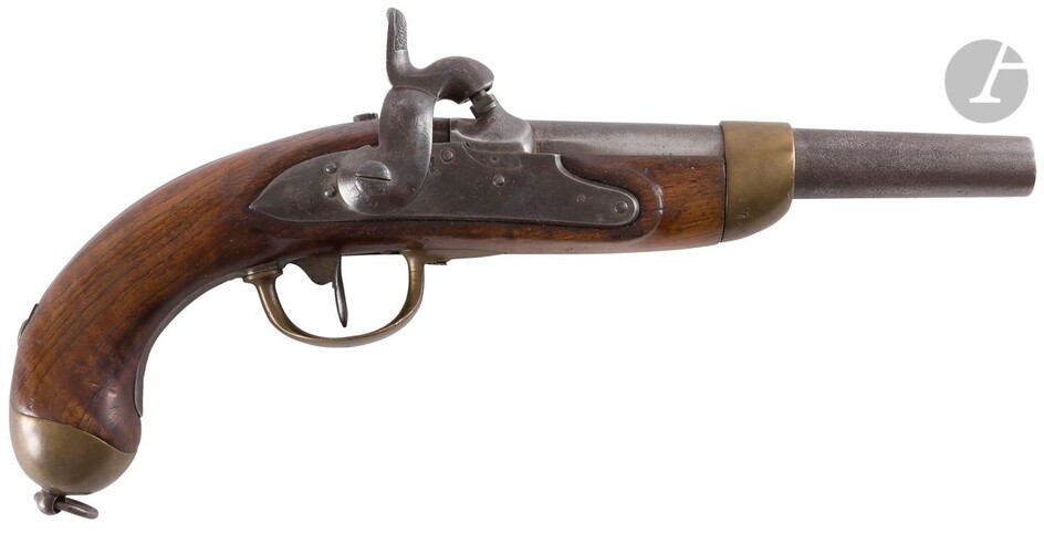 BELGIQUE Pistolet d’arçon type 1822 T-BIS... - Lot 70 - Ader