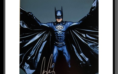 Batman & Robin George Clooney signed photo