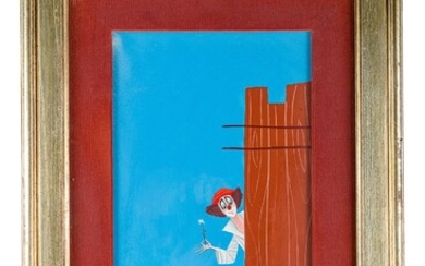 Behind the tree - Le Clown, Canevari Veniero (1926 - 1988)