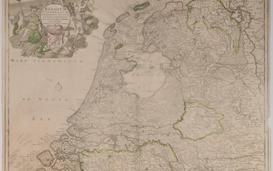 Belgium Foederatum, Map, Danckerts Anno 1690