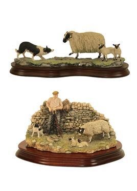 Border Fine Arts 'Safe Delivery' (Shepherd with Ewe Lambing), model...