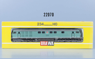 Brawa H0 0441 Diesellok der DB, BN 234 304-4, mit Digitalschnittstelle, Z 0-1, in OVP, ...