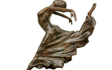 Bronze sculpture of a modern dancer - Bronze art