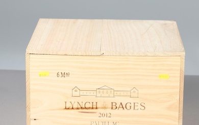 CHATEAU LYNCH-BAGES PAUILLAC 2012 - CASED. A set of 6 magnum...