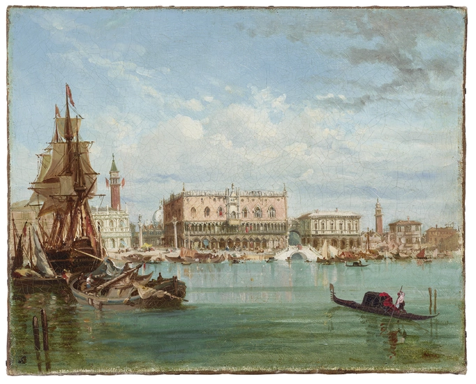CIRCLE OF FÉLIX ZIEM (FRENCH, 1821-1911) Il Bacino di San Marco, Venezia