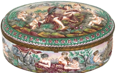 Capodimonte Porcelain Dresser Box