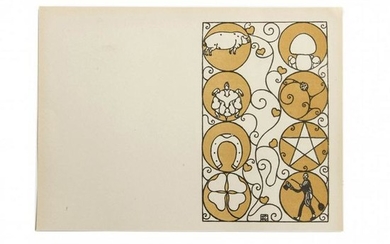 Carl Otto Czeschka, New Year's card, c. 1909
