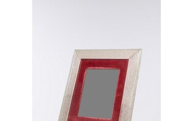 Carlo Scarpa (1906-1978) Standing frame Murano glass, wood and brass Edited by Venini Engraved with