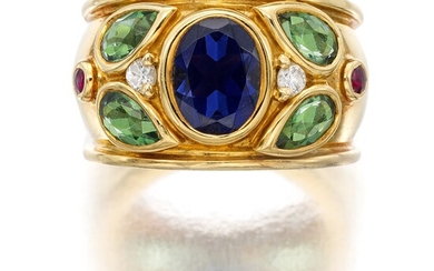 Cartier, Gem-Set and Diamond Ring