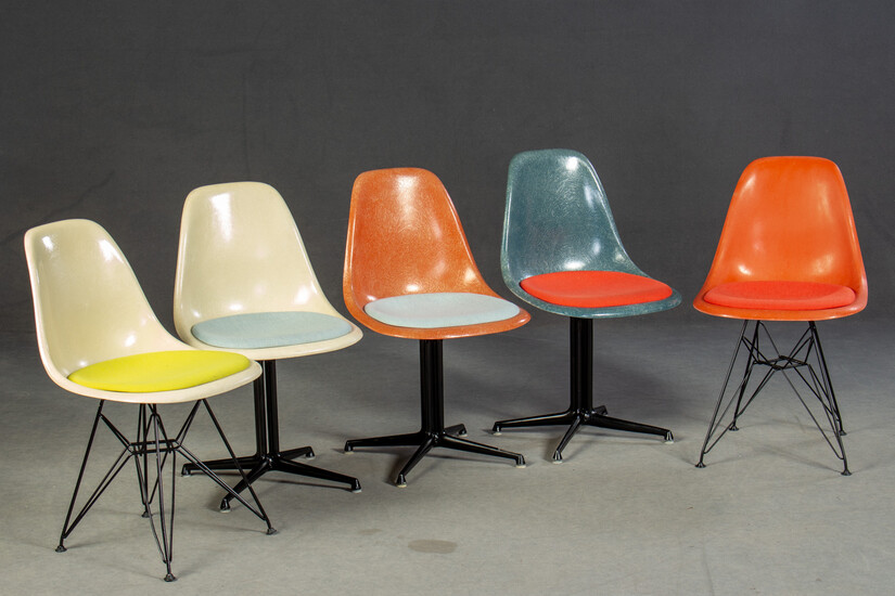 Charles & Ray Eames, side chairs for Herman Miller / Vitra (5)